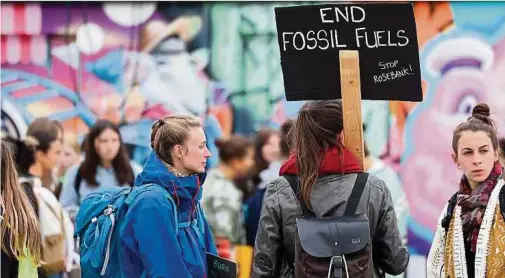  ?? Foto: Chris Karaba ?? An der vergangene­n Protestakt­ion im September nahmen nur vergleichs­weise wenige Aktivisten teil.