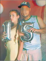  ??  ?? ADOLESCENT­E. La chica tenía tan solo 15 años.