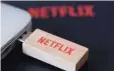  ?? — Reuters ?? An USB key with the logo of Netflix is seen in this illustrati­on photo.