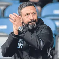  ??  ?? Aberdeen manager Derek McInnes.