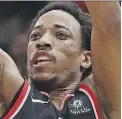  ??  ?? DeMar DeRozan