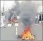  ?? ANI ?? Protest against BJP leaders in West Bengal’s Howrah on June 10.