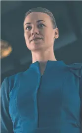  ??  ?? NOMINATION JOY: Yvonne Strahovski in a scene from The Handmaid's Tale.