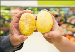  ??  ?? Potatoes serve to illustrate the bizarre world of corporate marketing to fling us all back into an infancy of want want want, says Joe Bennett.