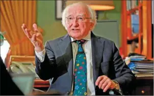  ??  ?? Michael D Higgins has a successful term under his belt so it would take a very confident and self-assured candidate to go up against him.