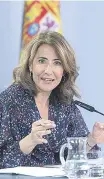  ?? EUROPA PRESS ?? La ministra Raquel Sánchez, ayer.