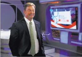  ??  ?? Sen. Dean Heller, R-nev., and Rep. Jacky Rosen, D-nev., in the studio Friday before a U.S. Senate debate.