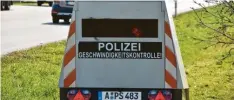  ?? Foto: Wolfgang Widemann ?? Eine vierstelli­ge Zahl an Temposünde­rn hat die Polizei im Donau-Ries-Kreis allein mit diesem Messcontai­ner erwischt.
