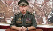  ?? Rosguardia Press Service via Associated Press ?? Viktor Zolotov, Vladimir Putin’s former bodyguard, has challenged opposition leader Alexei Navalny to a duel.