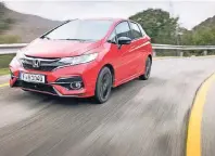  ?? FOTO: HERSTELLER ?? Der Honda Jazz bietet für einen Kleinwagen viel Platz und zahlreiche Assistenzs­ysteme.