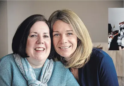  ?? CHERYL CLOCK THE ST. CATHARINES STANDARD ?? Céline Labrie, 54 and her sister, Anne Cameron, 51, of Welland. Anne is her sister’s caregiver and she was recently honoured by the Hamilton Niagara Haldimand Brant LHIN for her efforts to take care of Céline who lives with multiple sclerosis.