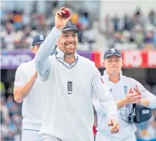  ?? ?? Jack Leach celebrates his five-wicket haul.