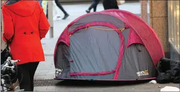  ?? ?? misery: The rising number of homeless on our streets shows that housing policies are not working