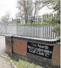  ??  ?? > The golf club in Northfield