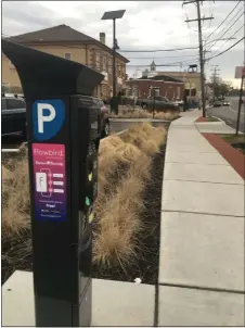  ?? MEDIANEWS GROUP ?? Parking kiosk in Radnor Township