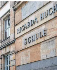  ?? ARCHIV: T.L. ?? Das Ricarda-Huch-Gymnasium bleibt mit 143 Erstwunsch­anmeldunge­n auf einem sehr hohen Niveau.