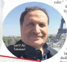  ??  ?? Şerif Ali Tekalan