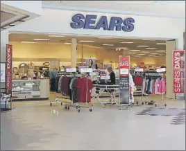  ?? LyNN CURwIN/TRURO DaIly News ?? Sears, a longtime anchor store at Truro Mall, is one of the stores Sears Canada has listed for closure.