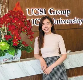  ?? ?? at uCsI’s Graduate business school, students like Lo pei san push the frontiers of knowledge as they obtain career-defining credential­s.