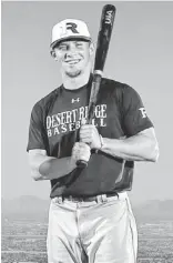  ?? DAVID KADLUBOWSK­I/AZCENTRAL SPORTS ?? Desert Ridge’s Riley Unroe hit .553 with 10 homers and 59 RBIs.