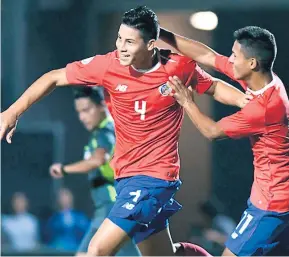  ??  ?? TICOS. La selección de Costa Rica no ha recibido goles en el Premundial Sub-20.