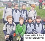  ??  ?? Newcastle School for Boys Under 9s