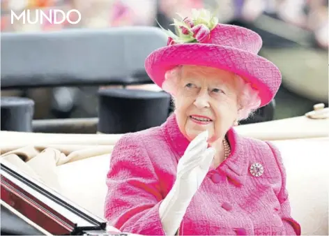  ??  ?? ► La Reina Isabel II de Inglaterra, en una imagen de junio pasado.