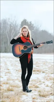  ??  ?? Americana singer/songwriter Caroline Cotter’s captivatin­g soprano, award-winning songwritin­g and travel-inspired songs take listeners all over the world. Touring with Michael Thomas Howard, the pair create undeniably affecting harmonies and combine...