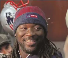  ??  ?? ON A ROLL: Running back LeGarrette Blount is the AFC Offensive Player of the Month after piling up almost 300 yards in the first three games. STAFF PHOTO BY JOHN WILCOX