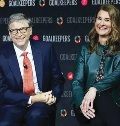  ?? ǊǊǂǇǀ ?? Bill and Melinda Gates