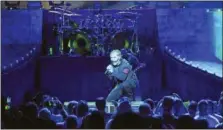  ??  ?? Slipknot performs on Sunday night at Saratoga Performing Arts Center in Saratoga Springs.