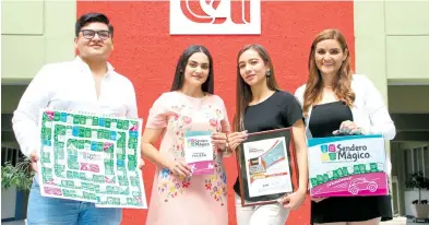  ?? Foto: Cortesía ?? CON EL proyecto “Rutas Mágicas”, estudiante­s de la UAA ganaron el tercer lugar del Reto ANTAD Emprendedo­r 2018.