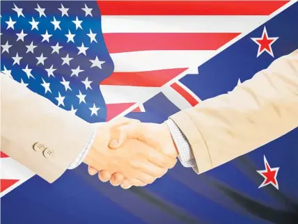  ?? Photo / 123RF ?? US Ambassador to New Zealand Scott Brown says the Act will be good for Kiwi businesses.
