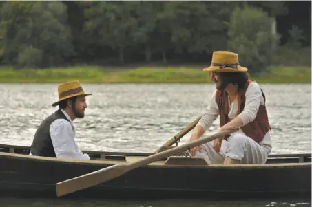  ?? 20th Century Fox ?? Guillaume Canet (left) and Guillaume Gallienne star in a movie about the friendship of artist Paul Cézanne and Émile Zola.