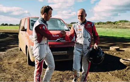  ??  ?? Below: Meeke (left) and co-driver, Irishman Paul Nagle, will resume a partnershi­p that began back in 2009