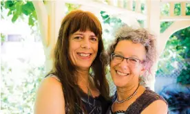  ?? ?? ‘I still have the scrap of paper her number was written on’ … Stella, right, with Tori at their wedding in 2016. Photograph: Pat Mazzera