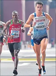  ??  ?? Callum Hawkins in World Championsh­ip action in Doha last year