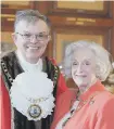  ??  ?? The mayor and mayoress