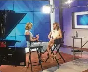  ?? NBC ?? Shamlian got the first interview with soap-opera star Arianne Zucker, who was involved in a Trump scandal.