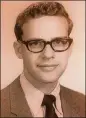  ??  ?? The future Father Charles Brant Pelphrey circa 1960. Once headed toward a medical career, he became an Orthodox priest.