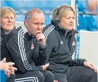  ?? ?? Aberdeen co-bosses, Gav Beith and Emma Hunter