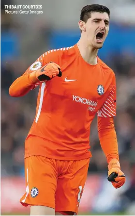  ?? Picture: Getty Images ?? THIBAUT COURTOIS