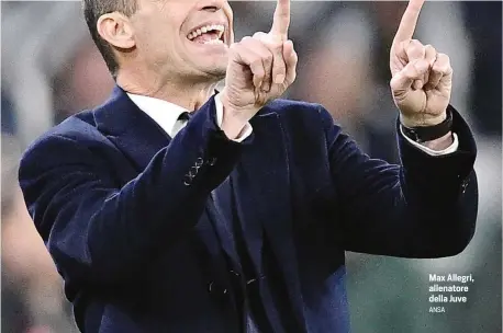  ?? ANSA ?? Max Allegri, allenatore della Juve