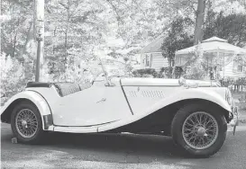  ??  ?? With styling reminiscen­t of pre-World War II automobile­s, the MG T series cars proved to be popular, even after the war. The 12-foot, 3-inch-long MG rests on 5.50x15-inch tires wrapped around silver gray wire wheels. The MG rides on a 94inch wheelbase...