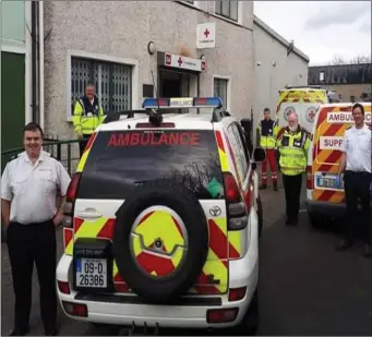  ??  ?? Mallow/Charlevill­e Red Cross volunteers are appealing for public support to continue services