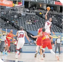  ?? FOTO: AFP ?? Bam Adebayo y el Heat, quieren ser invitados. /