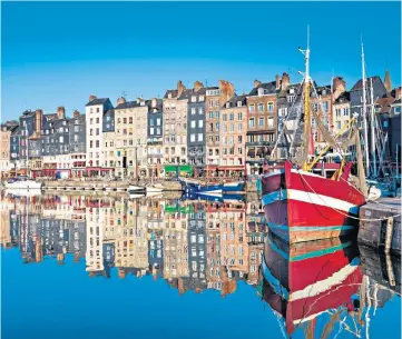  ??  ?? The harbour at Honfleur – just across the Seine estuary from Le Havre, where our reader was due to head until the pandemic struck