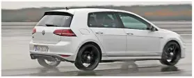  ??  ?? GTE BOOST Tweaked Golf GTE gets more power and torque, and we found the added punch noticeable on our brief drive