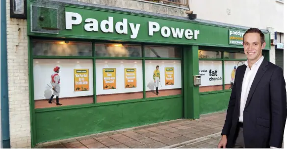  ??  ?? Paddy Power Betfair boss Peter Jackson says its shops are well-placed to survive a crackdown on fixed-odds terminals and are ‘important social hubs’