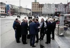  ?? ARKIVFOTO: EIRIK BREKKE ?? BEFARING: Partene og dommerne i lagmannsre­tten dro på befaring til Zachariasb­ryggen under forrige rettssak. Det hjalp ikke så mye.